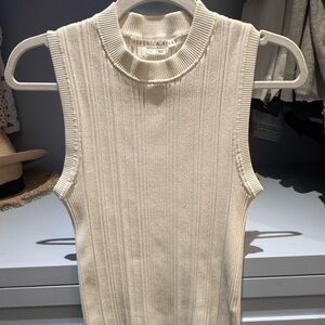 Veronica Beard white Sleeveless Top